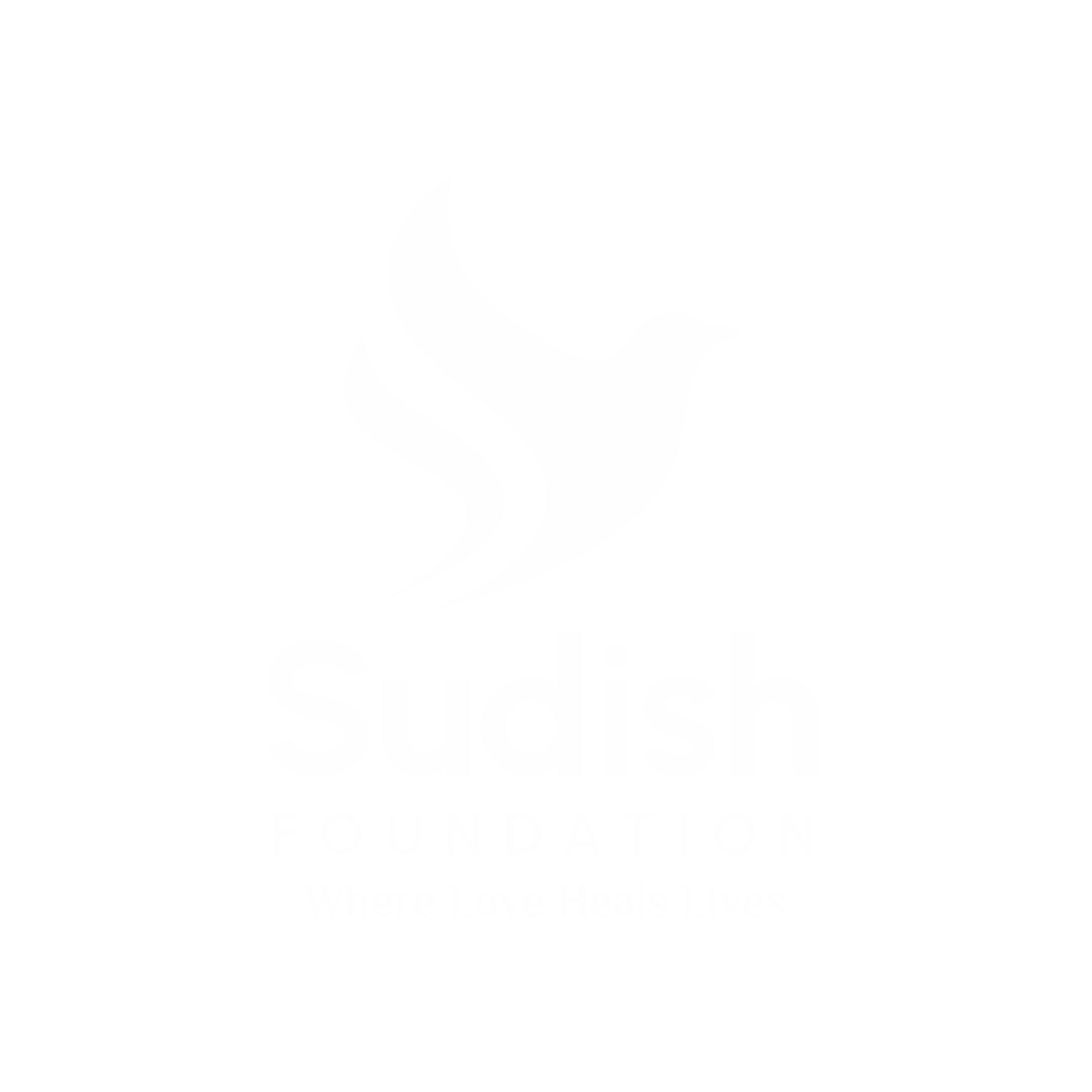 Sudish Foundation Logo (jpg) White